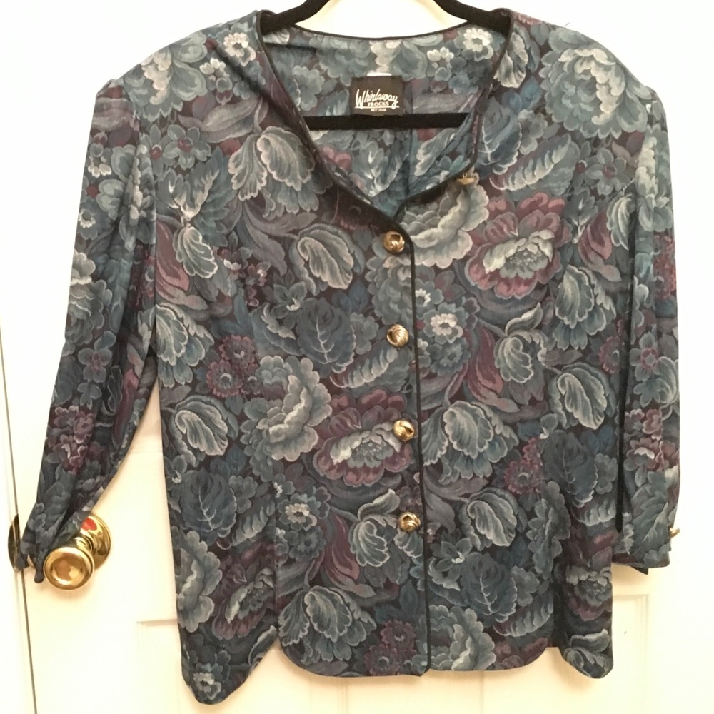 Vintage floral jacket